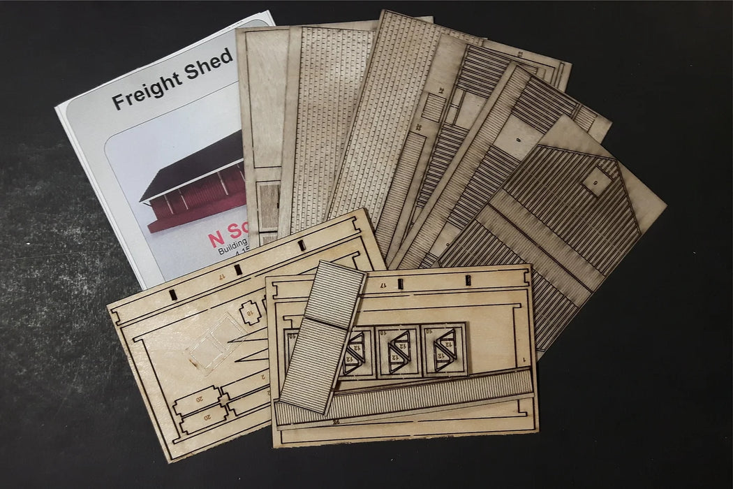 Osborn Model Kits 3028 N Scale Freight Shed Craftsman Kit