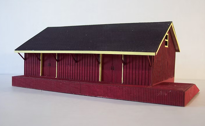 Osborn Model Kits 3028 N Scale Freight Shed Craftsman Kit