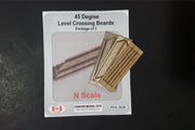 Osborn Model Kits 3036 N Scale 45 Degree Crossing Boards Kit