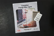 Osborn Model Kits 3039 N Scale Flange Way Signs Kit