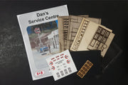 Osborn Model Kits 3045 N Scale Gas Station Kit