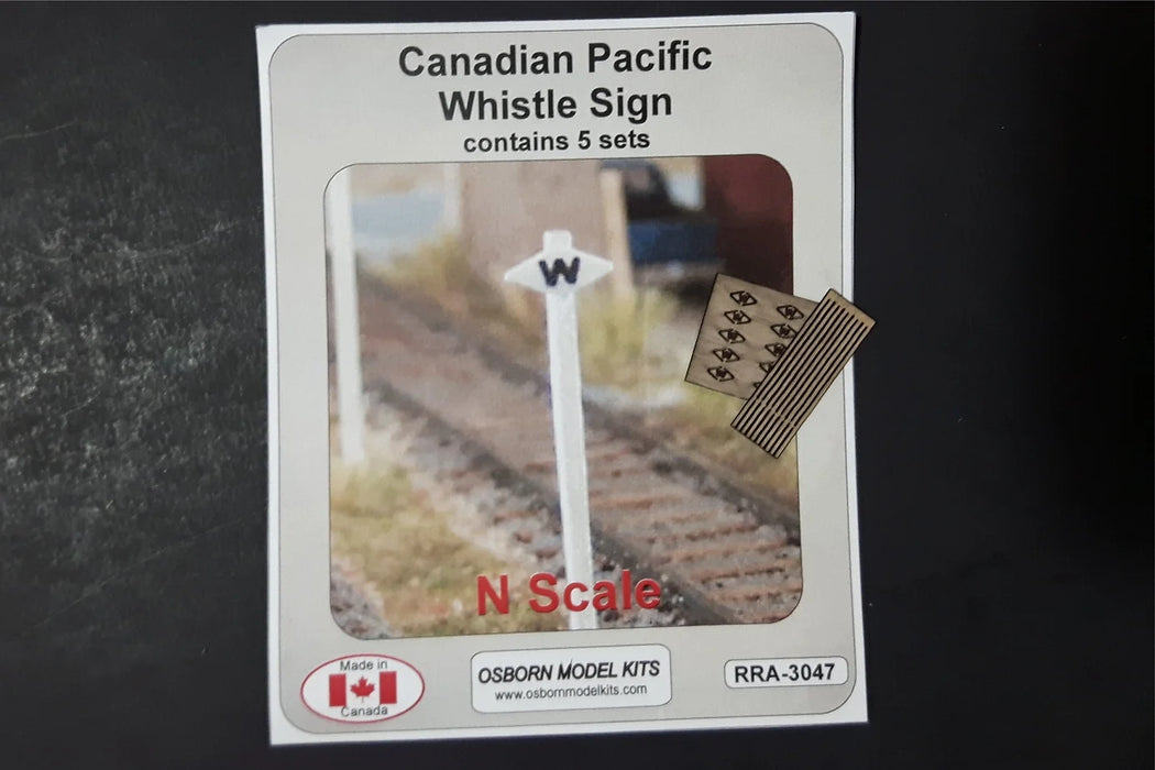 Osborn Model Kits 3047 N Scale Canadian Pacific Whistle Post Kit