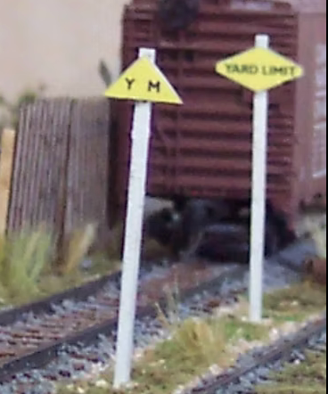 Osborn Model Kits 3053 N Scale Yard Limit Signs Kit