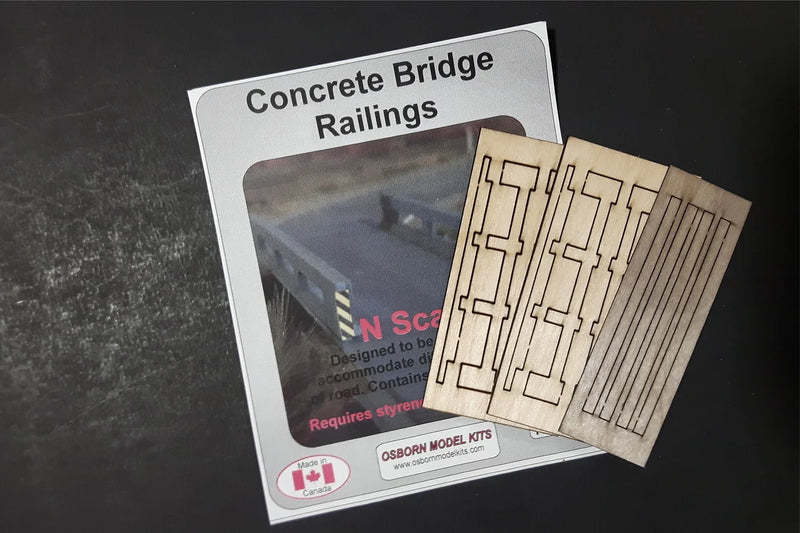 Osborn Model Kits 3055 N Scale Concrete Bridge Kit