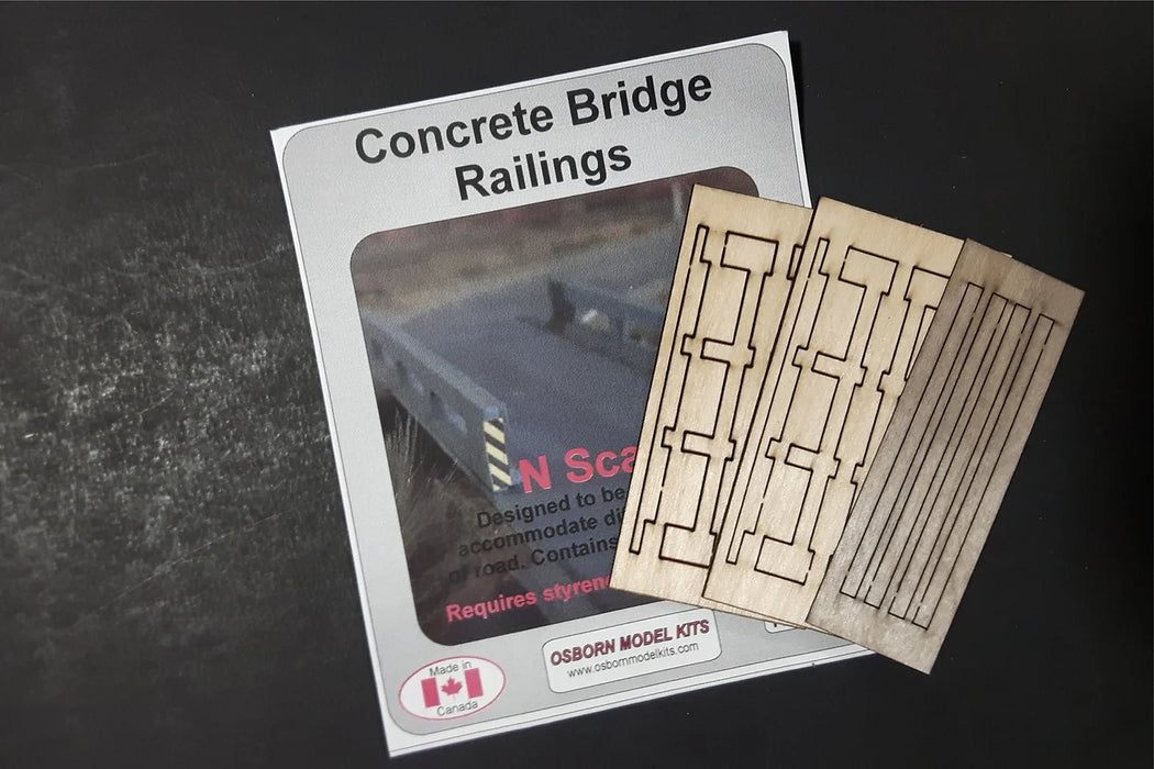 Osborn Model Kits 3055 N Scale Concrete Bridge Kit