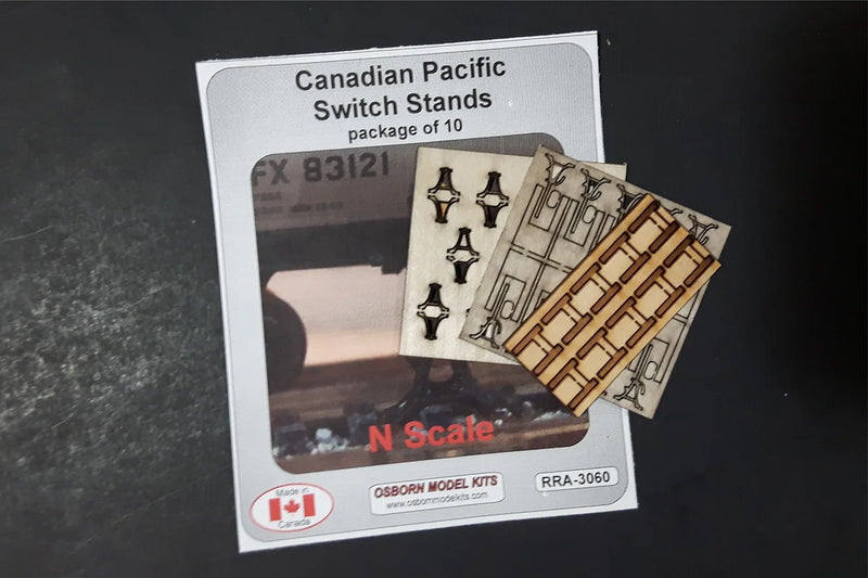 Osborn Model Kits 3060 N Scale Canadian Pacific Switch Stands Kit