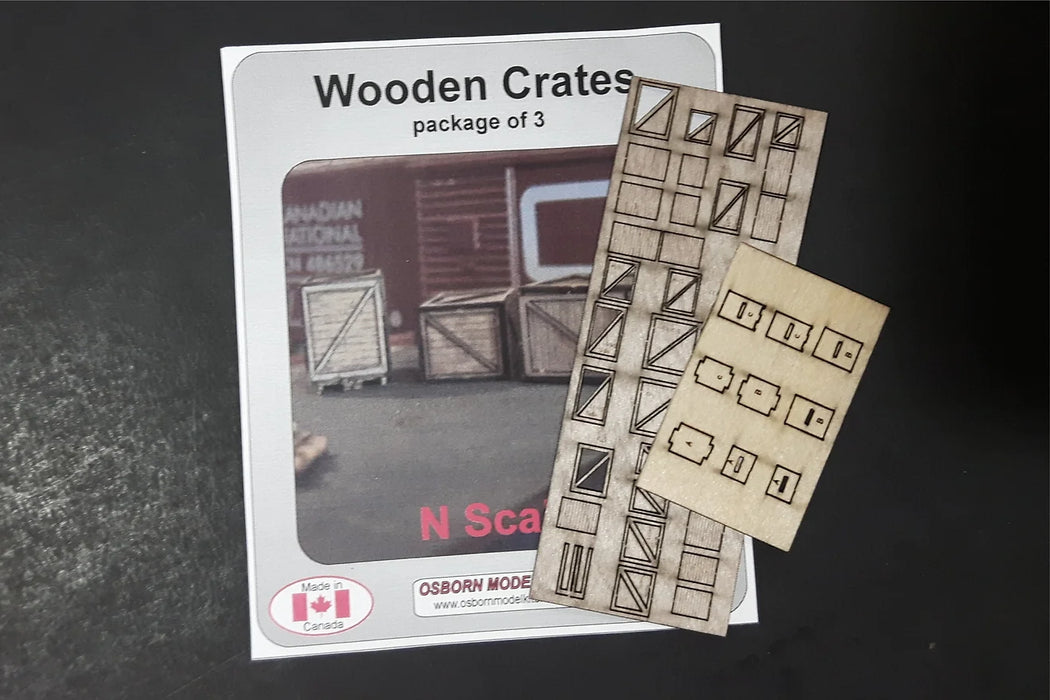 Osborn Model Kits 3065 N Scale Crates Kit