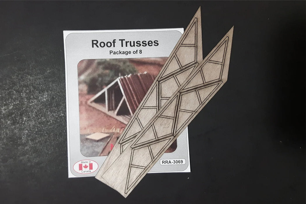 Osborn Model Kits 3069 N Scale Roof Truss (8 Pack)