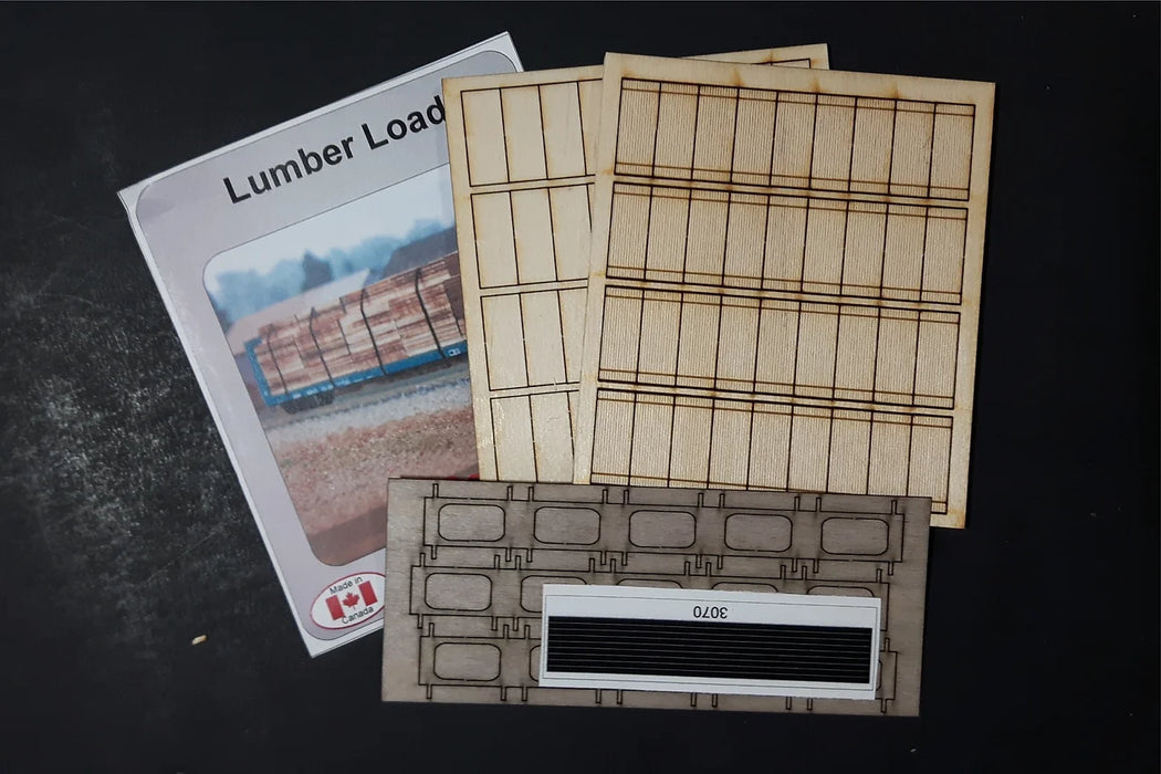 Osborn Model Kits 3070 N Scale Flatcar Lumber Load Kit