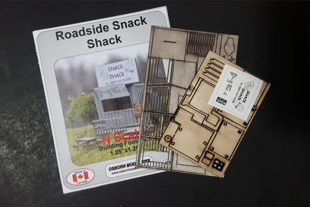 Osborn Model Kits 3072 N Scale Snack Shack Kit