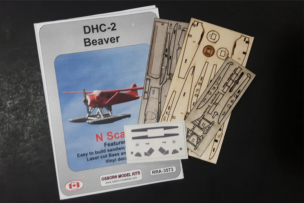 Osborn Model Kits 3073 N Scale DHC-2 Beaver Airplane Kit