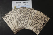 Osborn Model Kits 3080 N Scale Power Line Towers Kit