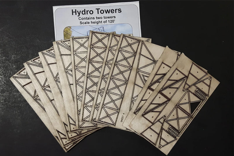 Osborn Model Kits 3080 N Scale Power Line Towers Kit