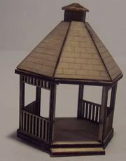 Osborn Model Kits 3081 N Scale Gazebo Kit
