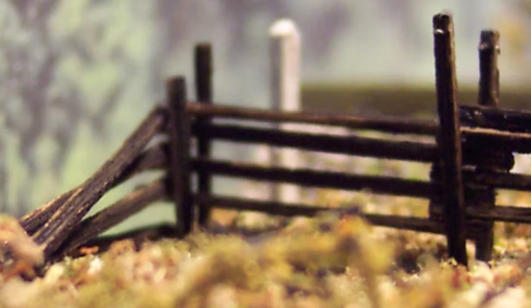Osborn Model Kits 3082 N Scale Log Fence Kit — White Rose Hobbies