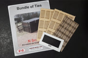 Osborn Model Kits 3095 N Scale Bundle of Ties (6 Pack)