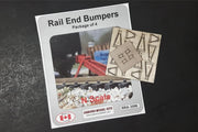 Osborn Model Kits 3096 N Scale Rail End Bumper Kit