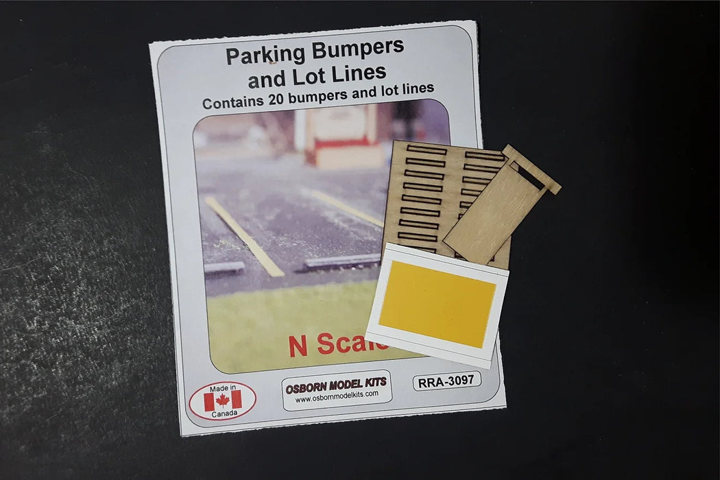 Osborn Model Kits 3097 N Scale Parking Bumpers (20 Pack)