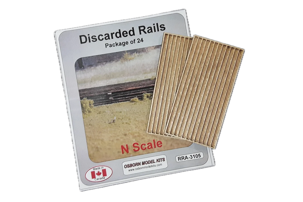 Osborn Model Kits 3105 N Scale Discarded Scenic Rails