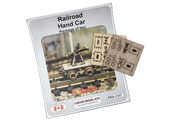 Osborn Model Kits 3107 N Scale Static Railroad Hand Car Kit (2 Pack)
