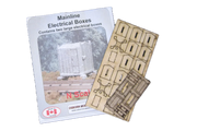 Osborn Model Kits 3109 N Scale Mainline Electrical Boxes Kit (2 Pack)