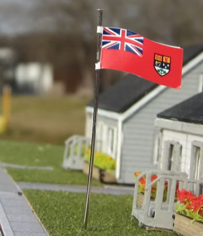 Osborn Model Kits 3111 N Scale Canadian Red Ensign Flag (3 Pack)