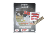 Osborn Model Kits 3111 N Scale Canadian Red Ensign Flag (3 Pack)