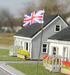 Osborn Model Kits 3112 N Scale British Union Jack (3 Pack)