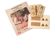 Osborn Model Kits 3113 N Scale Camp Scene Kit