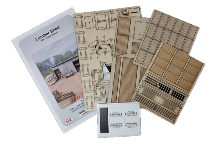 Osborn Model Kits 3118 N Scale Lumber Shed Kit
