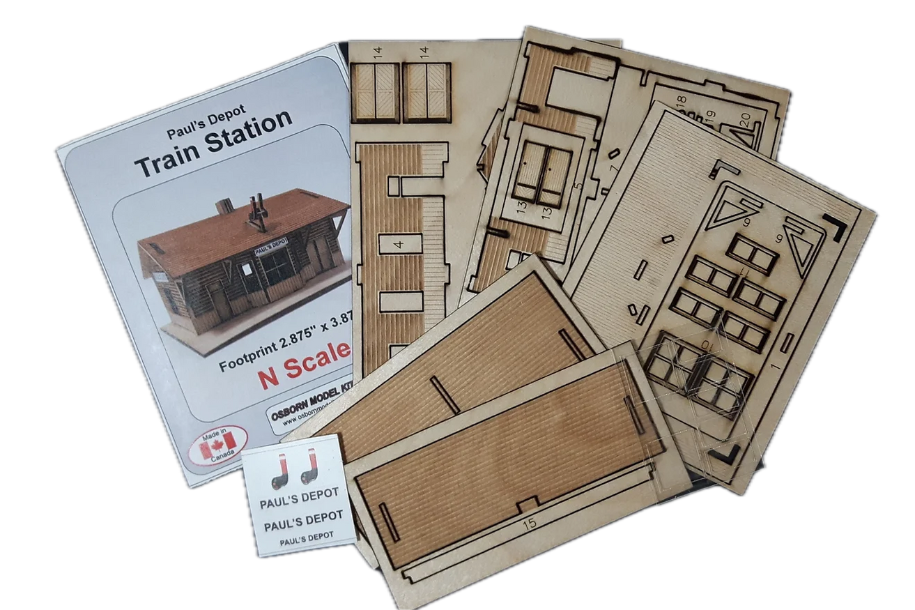 Osborn Model Kits 3119 N Scale Paul's Depot Kit — White Rose Hobbies