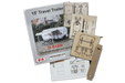 Osborn Model Kits 3126 N Scale 15' Travel Trailer Kit