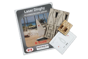 Osborn Model Kits 3129 N Scale Laser Dinghy Sailboat Kit (2 Pack)
