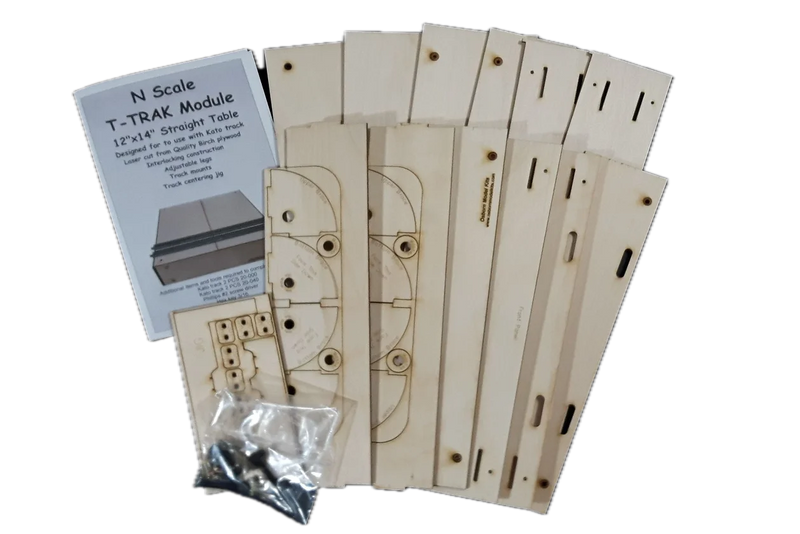 Osborn Model Kits 3134 N Scale T-Track Straight Module Kit