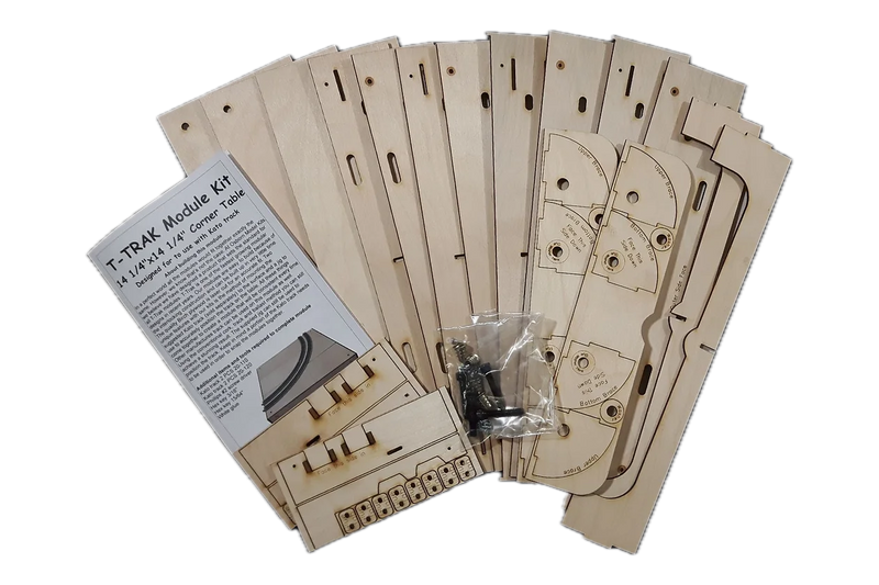 Osborn Model Kits 3135 N Scale T-Track Corner Module Kit