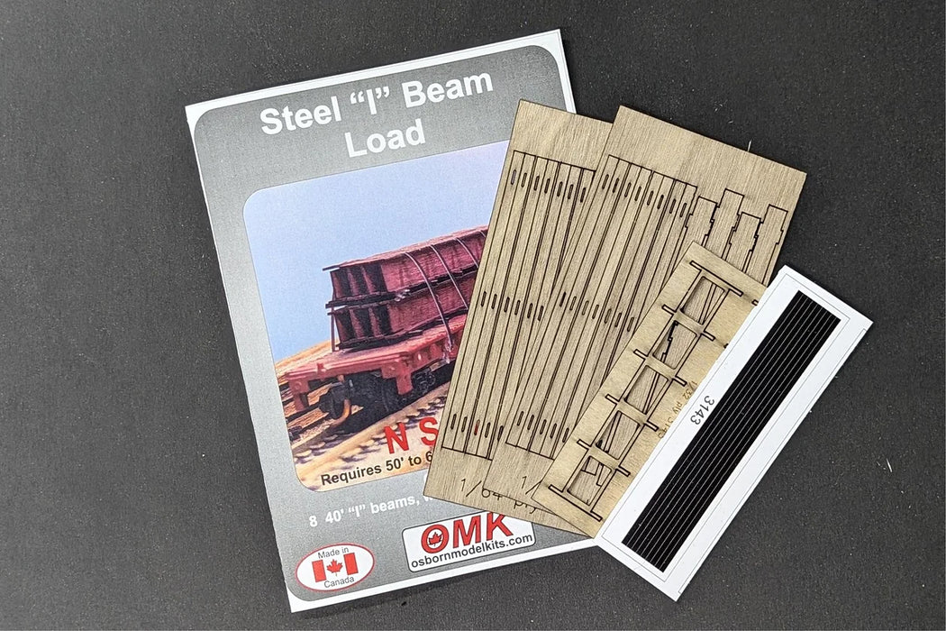 Osborn Model Kits 3143 N Scale Steel Beam Load Kit