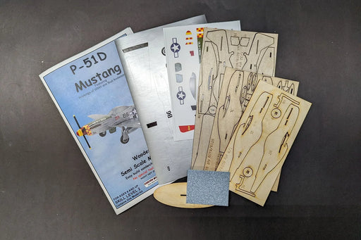 Osborn Model Kits 6019 1/66 Scale P-51D Mustang Model Aircraft Kit