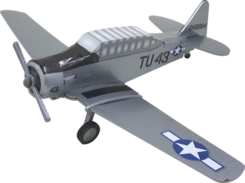 Osborn Model Kits 6025 1/66 Scale T-6 Snj Texan Scale Model Aircraft Kit