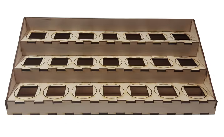 Osborn Model Kits 7007 3 Tier Hobby Paint Rack 12"x6"