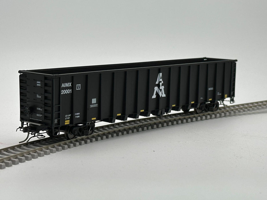 OVRTRAINS 60004 HO Scale NSC 6000 Scrap Gondola AIMX (Black) 20128