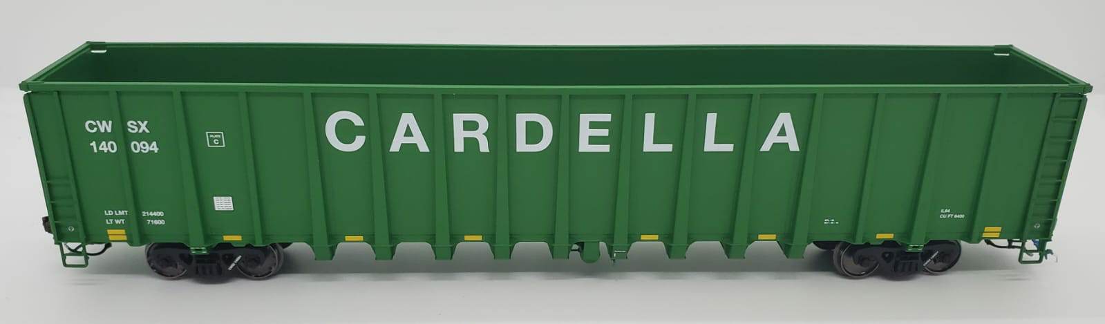OVRTRAINS 64072 HO Scale NSC 6400 Scrap/Trash Gondola Cardella CWSX 140020