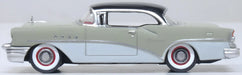 Oxford Diecast 87BC55007 HO Scale 1955 Buick Century - Windsor Grey and Dover White