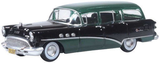 Oxford Diecast 87BCE54002 HO Scale 1954 Buick Country Estate Wagon Baffin Green