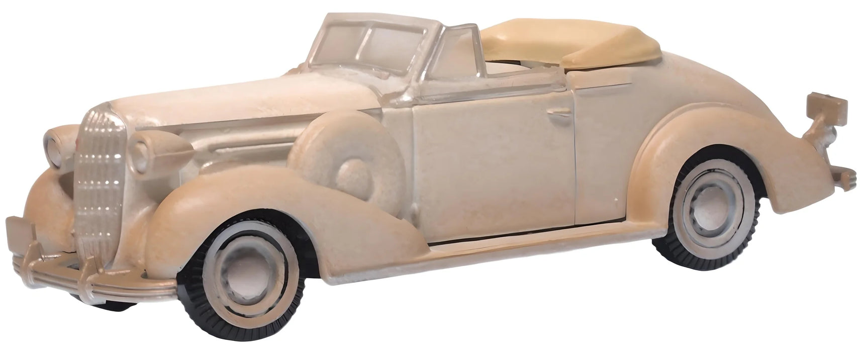 Oxford Diecast 87BS36006 HO Scale 1936 Buick Convertible Coupe Weathered Junkyard Special