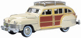 Oxford Diecast 87CB42003 HO Scale 1942 Chrysler Town and Country Station Wagon Catalina Tan