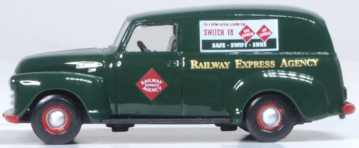 Oxford Diecast 87CV50005 HO Scale (1:87) 1950 Chevrolet 3100 Panel Van Railway Express Agency REA (green)