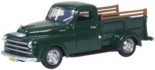 Oxford Diecast 87DP48002 HO Scale (1:87) 1948 Dodge B-1B Pickup Truck - Dark Green