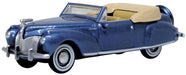 Oxford Diecast 87LC41007 HO Scale 1941 Lincoln Continental Convertible - Darian Blue