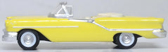 Oxford Diecast 87OC57001 HO Scale 1957 Oldsmobile 88 Convertible Coronado Yellow