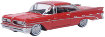 Oxford Diecast 87PB59005 HO Scale 1959 Pontiac Bonneville - Mandalay Red